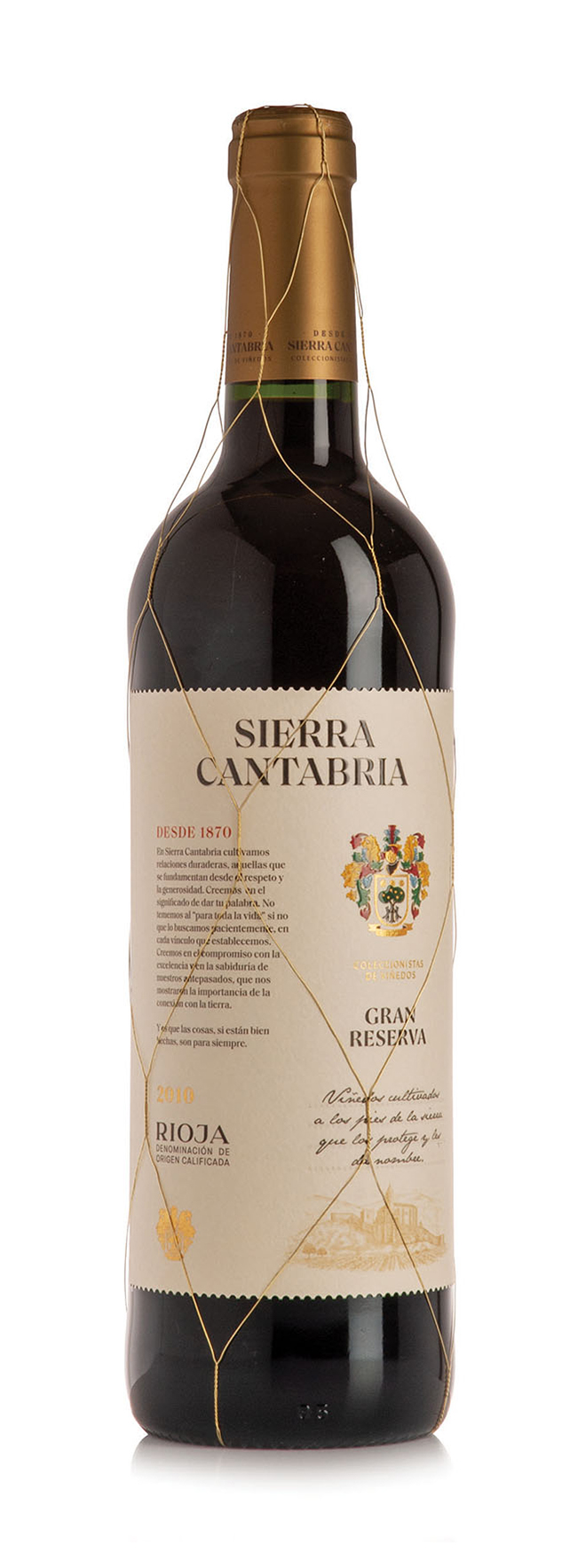 Sierra Cantabria Gran Reserva Bottle Photo